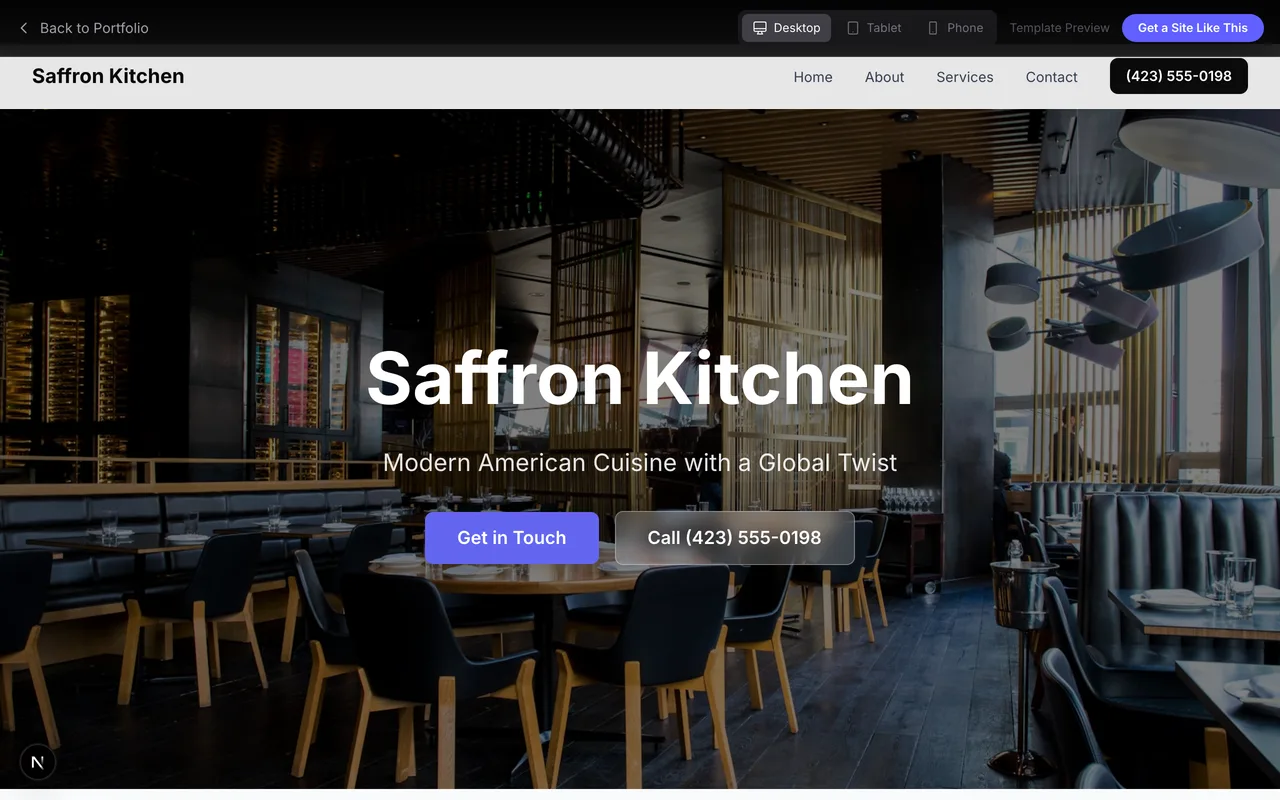 Saffron Kitchen preview