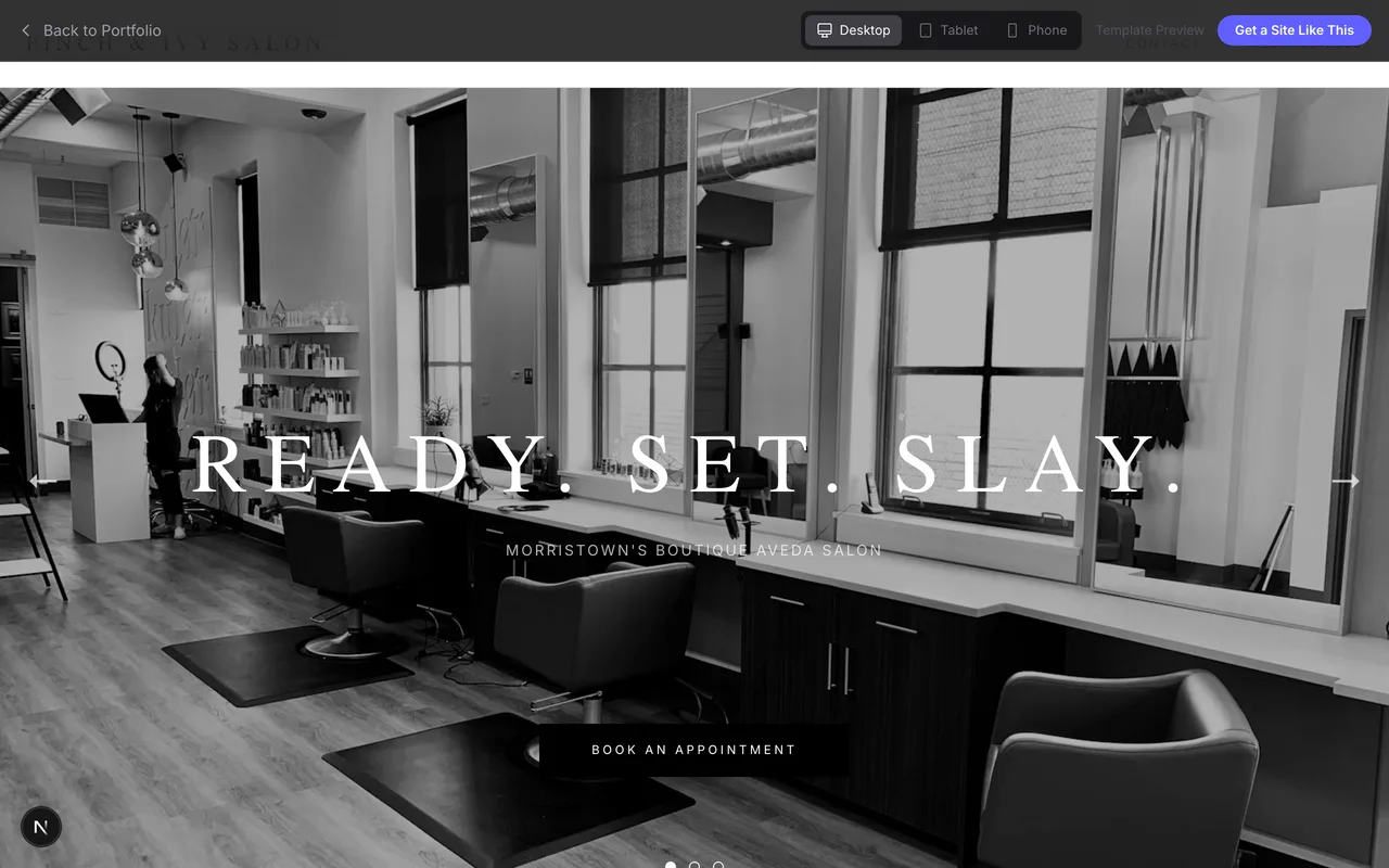 Finch & Ivy Salon preview